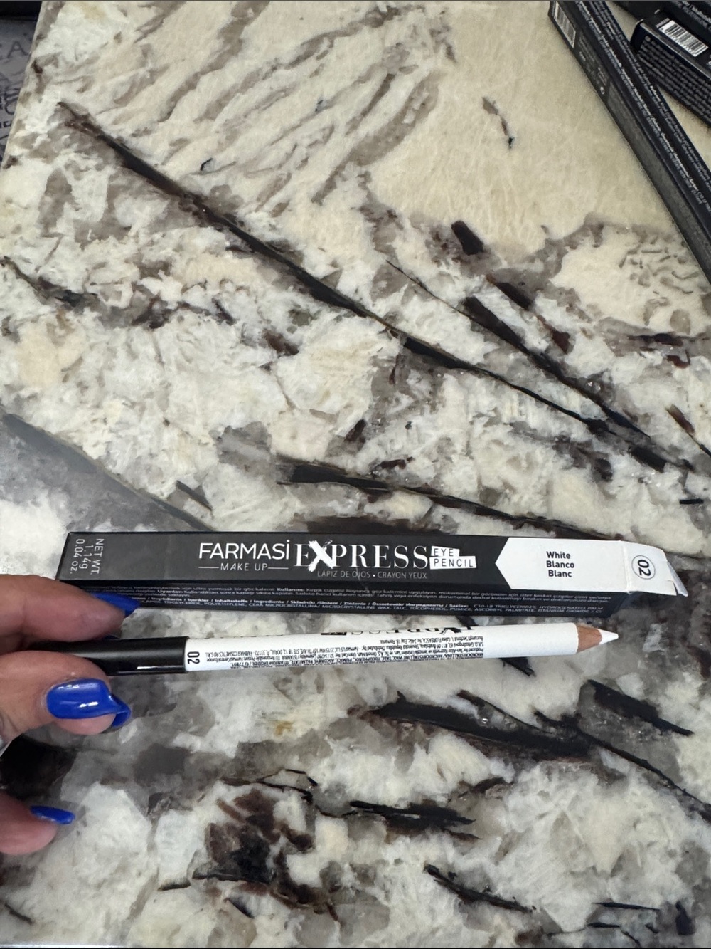 Farmasi Express Eye Pencil — White Precision Liner